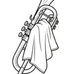 coloriage Trompette pour enfant de 2 ans
