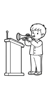 coloriage Trompette et dessins