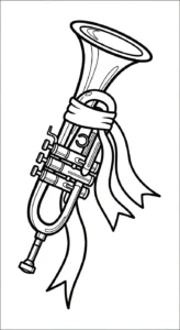 coloriage Trompette d