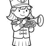 télécharger coloriage Trompette gratuit