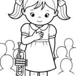 coloriage Trompette et dessins