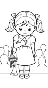 coloriage Trompette et dessins