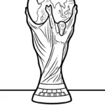 coloriage Trophée d