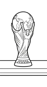 coloriage Trophée d
