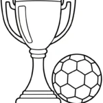 coloriage Trophée à imprimer pdf gratuit