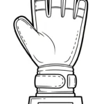 coloriage Trophée pour bebe a imprimer