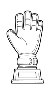 coloriage Trophée pour bebe a imprimer