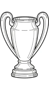 a imprimer coloriage Trophée gratuit