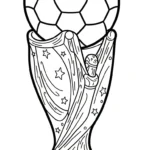 coloriage Trophée a imprimer