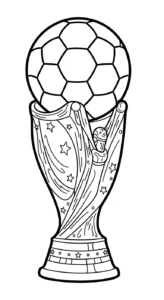coloriage Trophée a imprimer