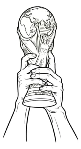 coloriage Trophée en ligne pour enfant