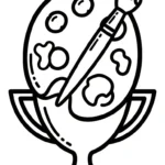 imprimer coloriage Trophée pour enfant