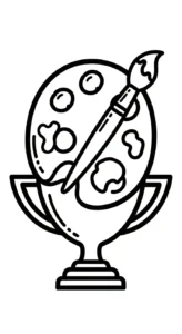 imprimer coloriage Trophée pour enfant