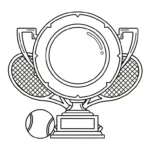 coloriage Trophée et dessin a imprimer