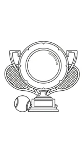 coloriage Trophée et dessin a imprimer
