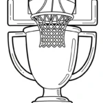 coloriage Trophée a imprimer