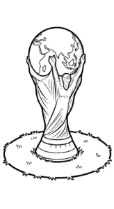 coloriage Trophée et apprentissage