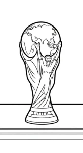 coloriage Trophée pour enfant de 10 ans