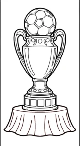 télécharger coloriage Trophée gratuit