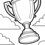 coloriage Trophée en ligne