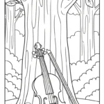 coloriage Violon en ligne pour enfant
