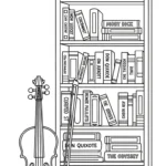 coloriage Violon pour enfant de à imprimer