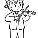 coloriage Violon d