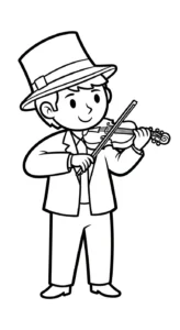 coloriage Violon d