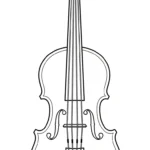 coloriage Violon pour enfants à télécharger