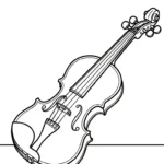 coloriage Violon et dessins