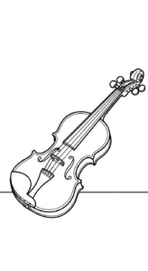 coloriage Violon et dessins