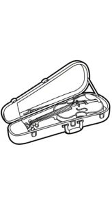 coloriage Violon à imprimer gratuit