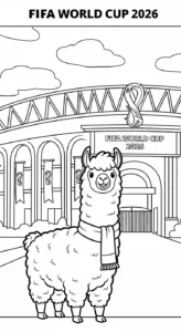 coloriage World Cup 2026 d
