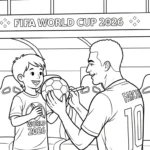 coloriage World Cup 2026 a telecharger