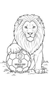 coloriage World Cup 2026 gratuit en ligne
