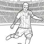 coloriage World Cup 2026 à imprimer pour enfant de 3 ans