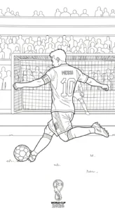 coloriage World Cup 2026 gratuit pour enfants
