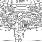 coloriage World Cup 2026 gratuit pour enfants