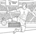 coloriage World Cup 2026 a dessiner en ligne