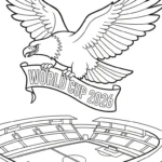 coloriage World Cup 2026 à imprimer pdf gratuit