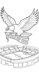 coloriage World Cup 2026 à imprimer pdf gratuit