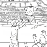 image de coloriage World Cup 2026 pour enfant