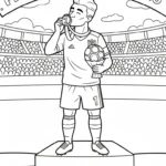 coloriage World Cup 2026 a colorier en ligne gratuitement