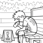 coloriage World Cup 2026 à imprimer gratuit