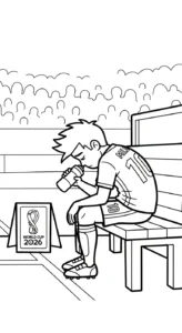 coloriage World Cup 2026 à imprimer gratuit