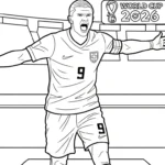 coloriage World Cup 2026 gratuit pour enfants
