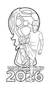 coloriage World Cup 2026 d