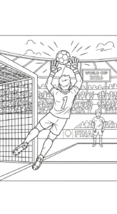 coloriage World Cup 2026 gratuit