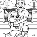 coloriage World Cup 2026 à imprimer gratuitement