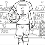 coloriage World Cup 2026 à imprimer pour enfant de 10 ans
